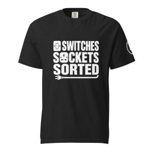 Switches Sockets Sorted Tee - Dark Colours