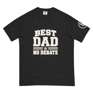 Best Dad No Debate Tee - Dark Colours