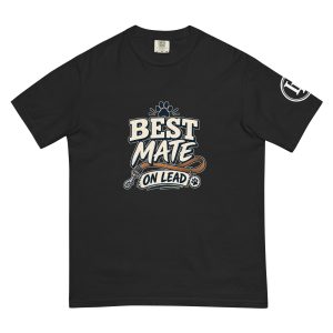 Best Mate On Lead Tee - Dark Colours