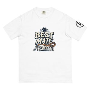 Best Mate On Lead Tee - Light Colours