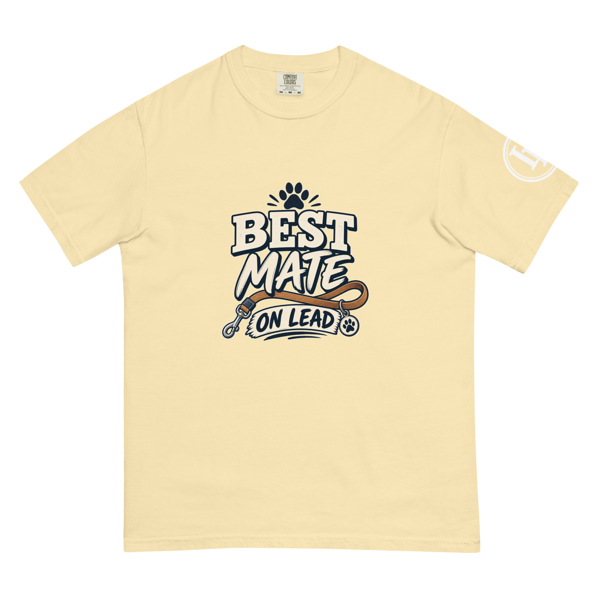 Best Mate On Lead | Comfort Colors 1717 | Dark Master - Image 42