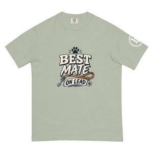 Best Mate On Lead | Comfort Colors 1717 | Dark Master