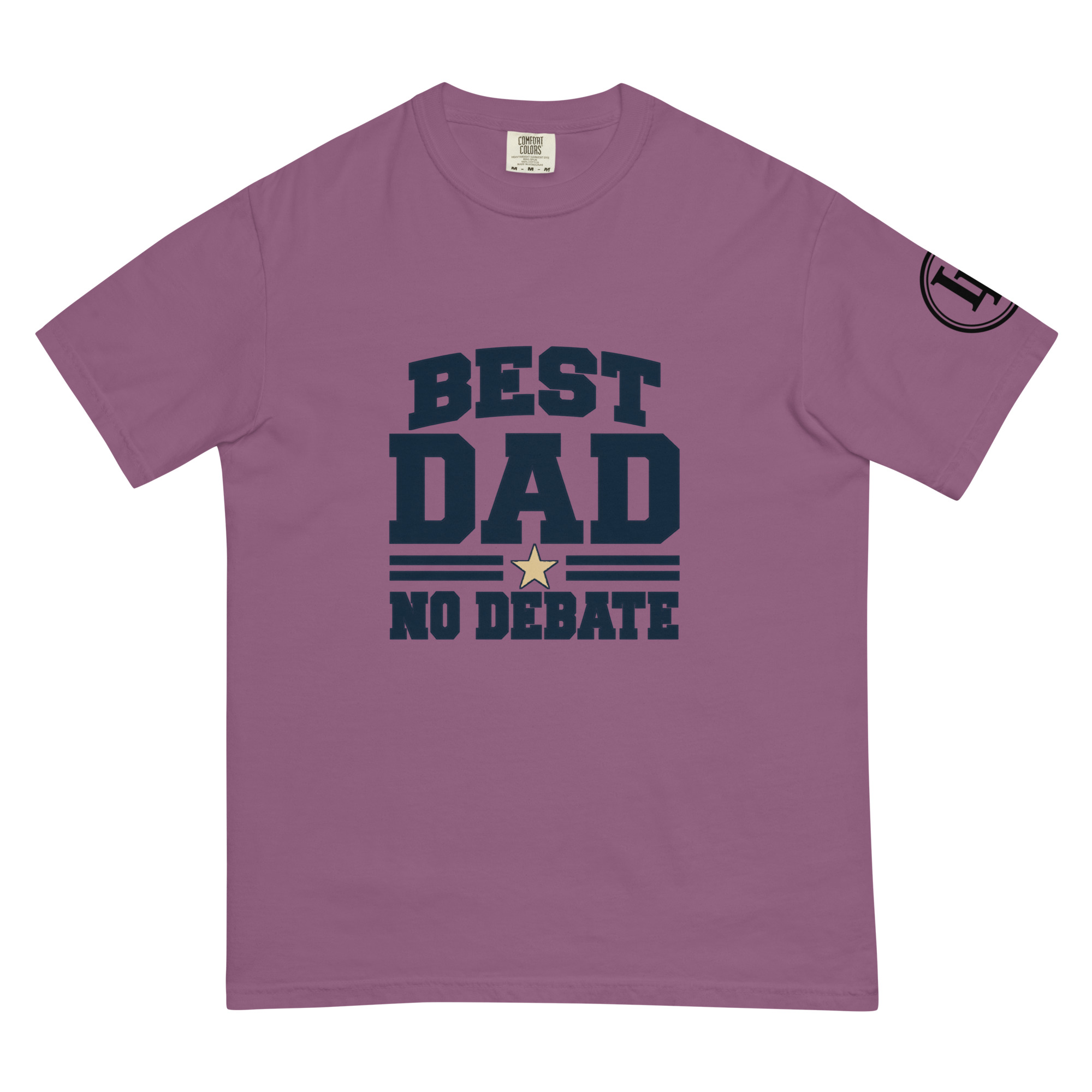 Best Dad No Debate | Comfort Colors 1717 | Light Master - Image 2