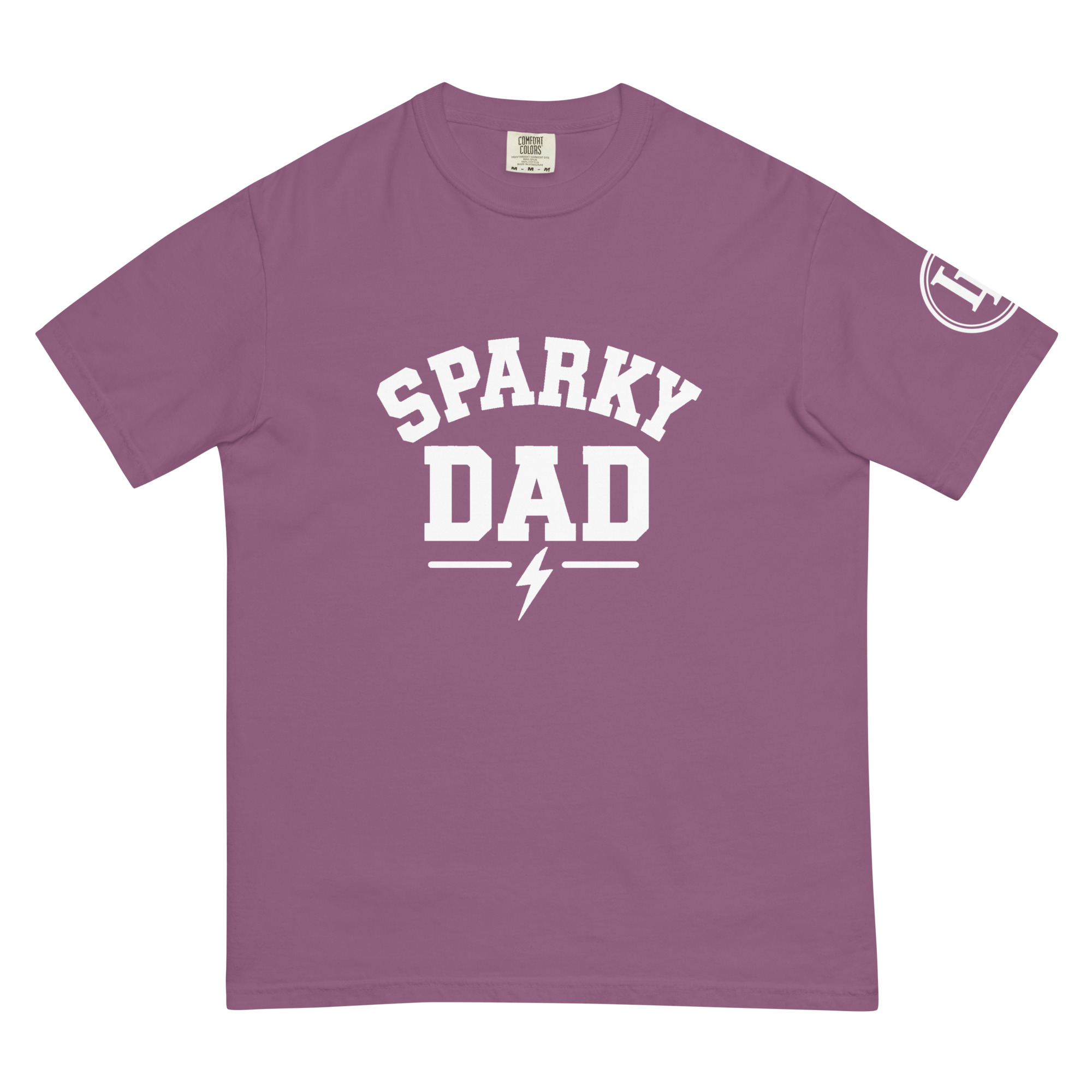 Sparky Dad | Comfort Colors 1717 | Dark Master - Image 2