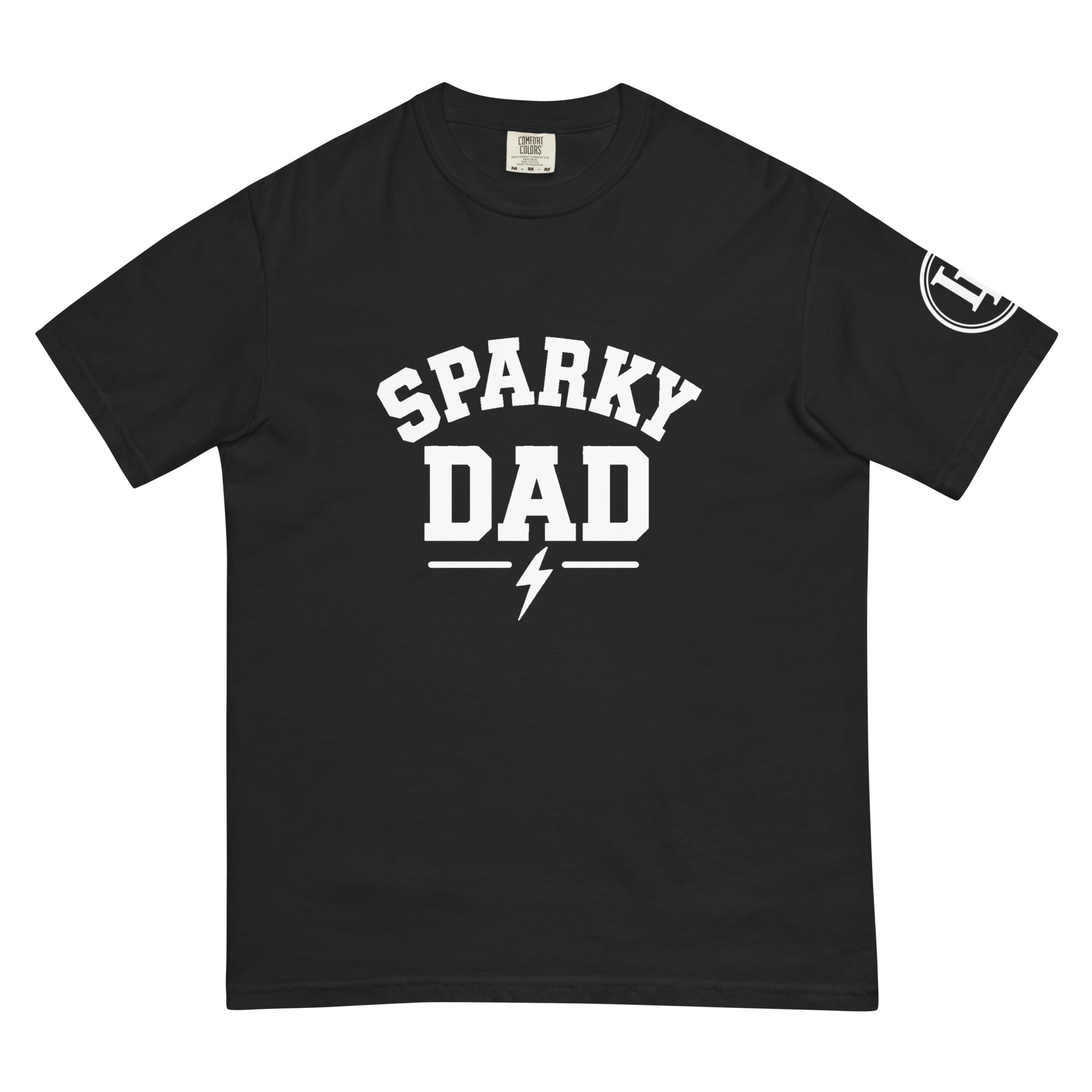 Sparky Dad | Comfort Colors 1717 | Dark Master - Image 3