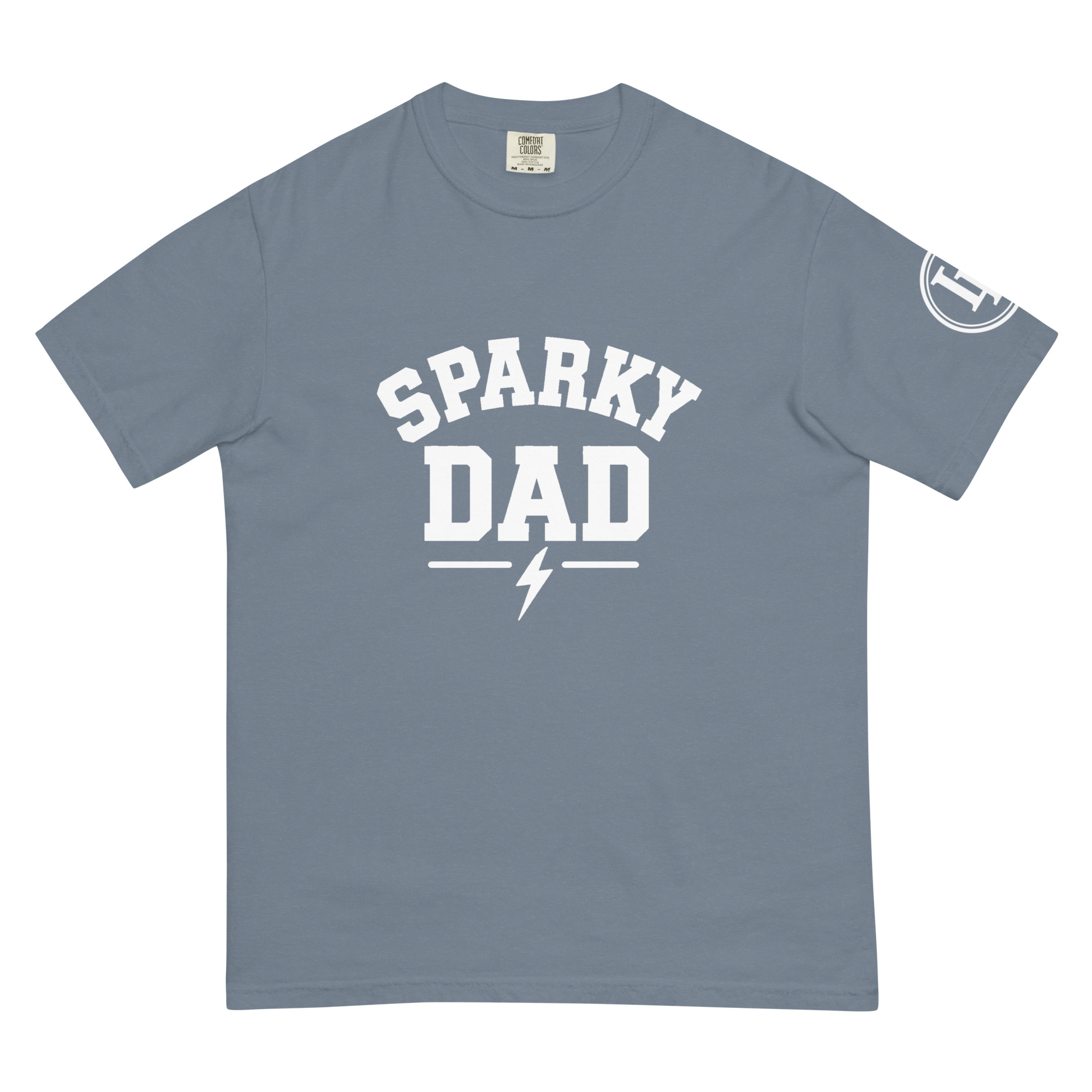 Sparky Dad | Comfort Colors 1717 | Dark Master - Image 5