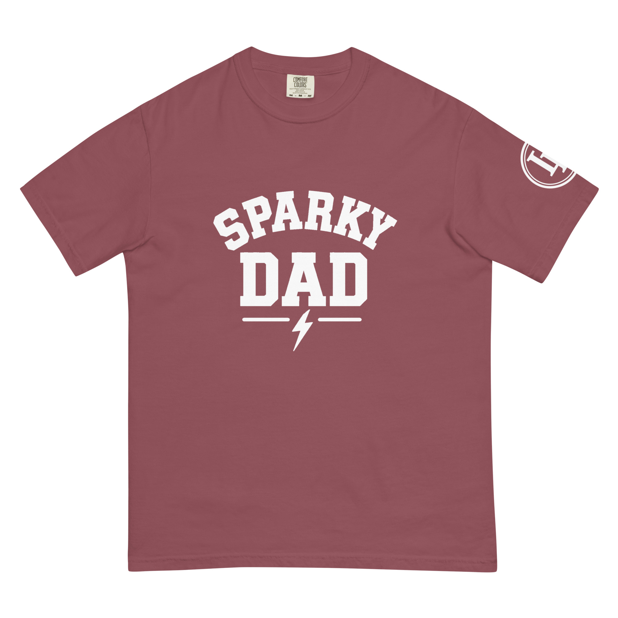 Sparky Dad | Comfort Colors 1717 | Dark Master - Image 7