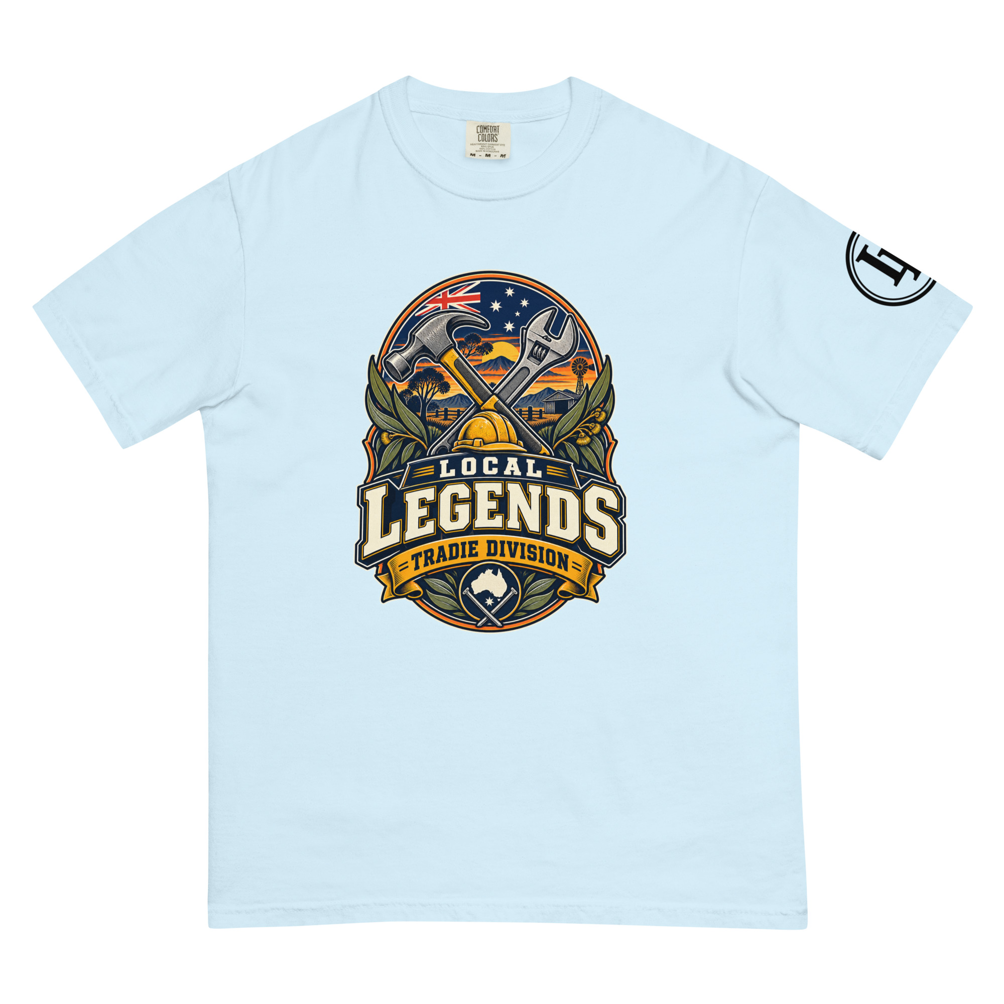 Local Legends Tradie Division | Comfort Colors 1717 | Light Master - Image 9