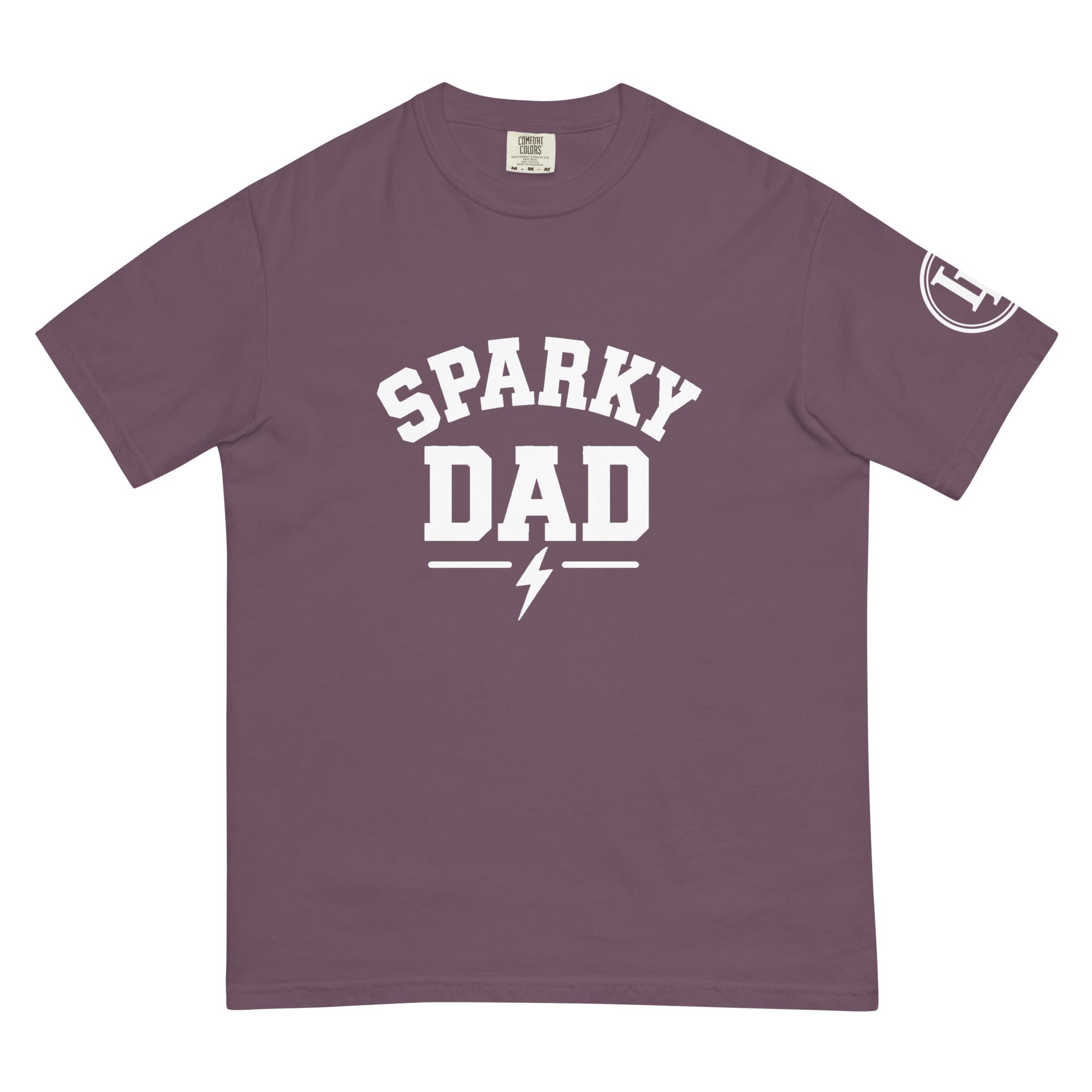 Sparky Dad | Comfort Colors 1717 | Dark Master - Image 54