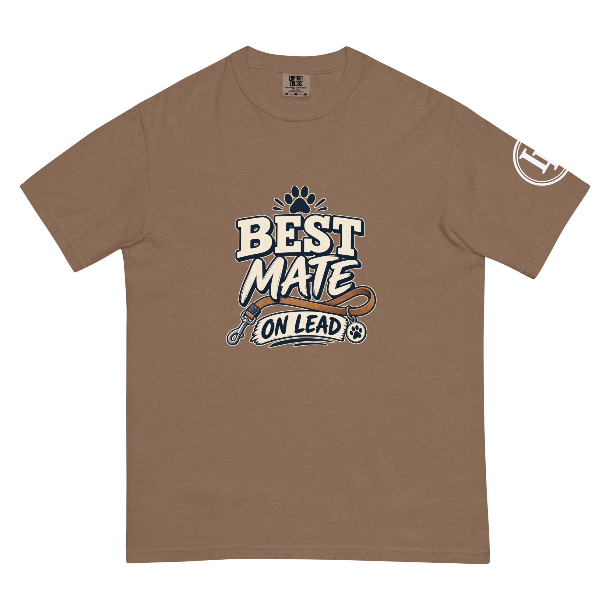 Best Mate On Lead | Comfort Colors 1717 | Dark Master - Image 29