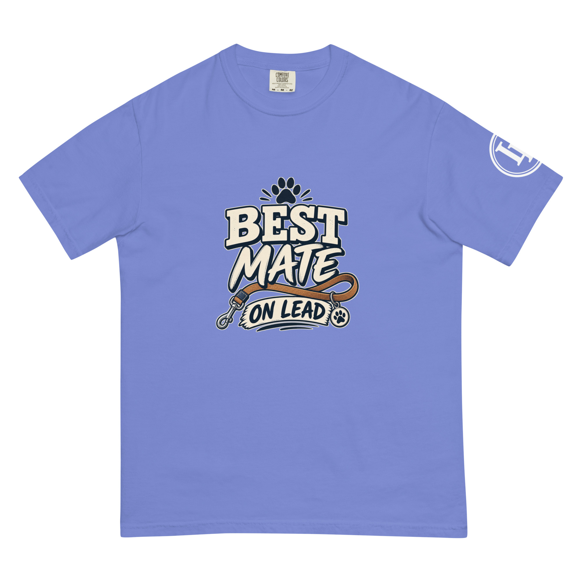 Best Mate On Lead | Comfort Colors 1717 | Dark Master - Image 11