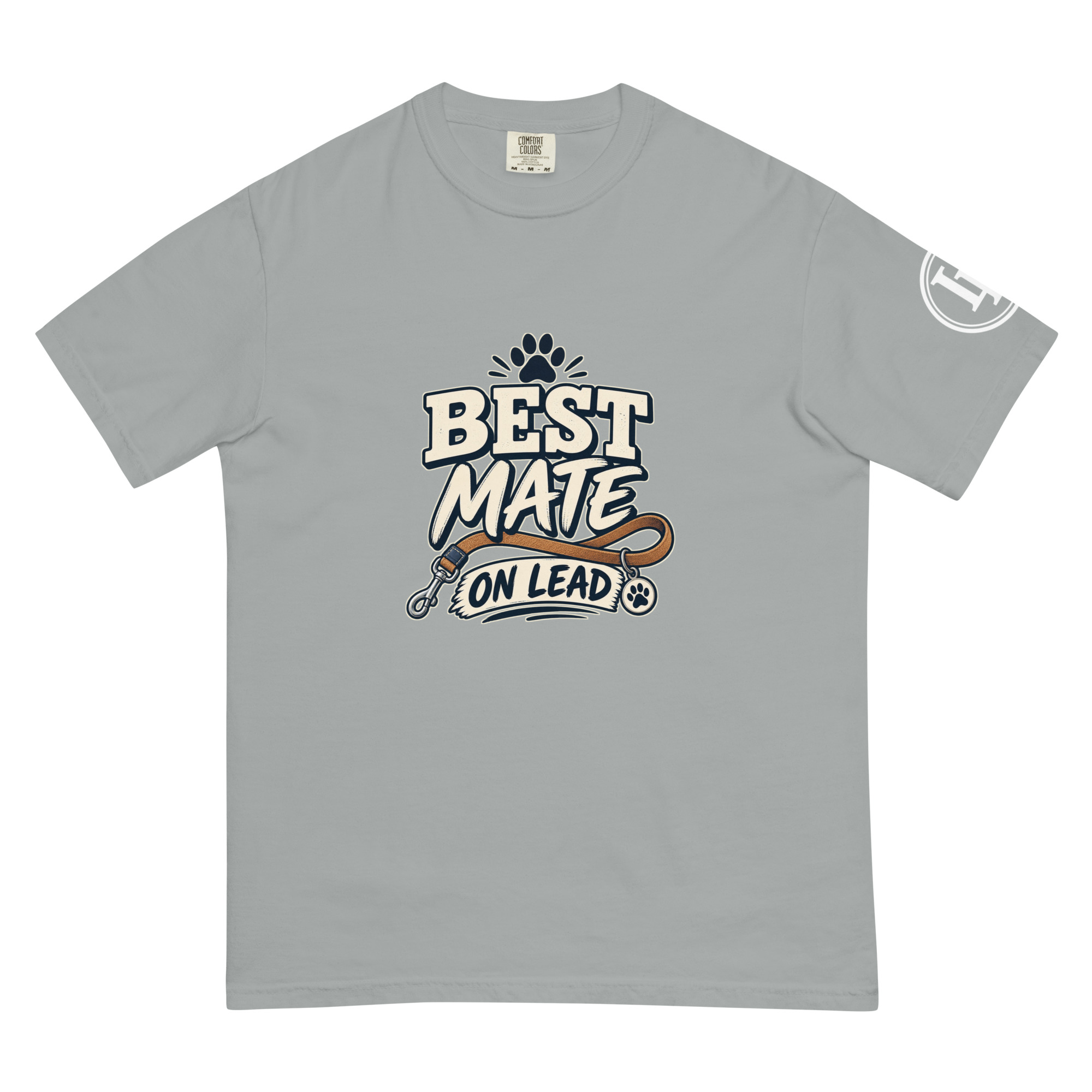 Best Mate On Lead | Comfort Colors 1717 | Dark Master - Image 12