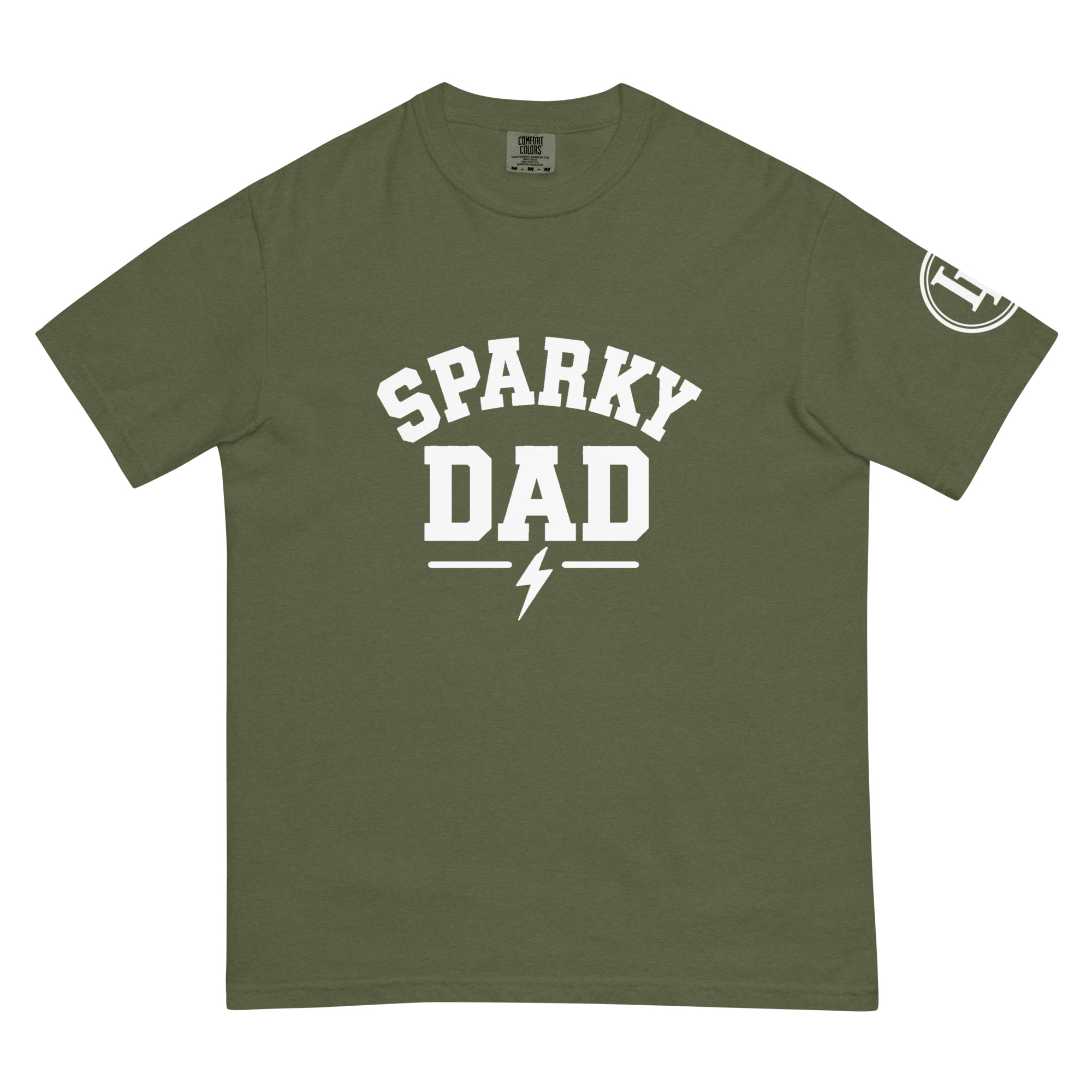Sparky Dad | Comfort Colors 1717 | Dark Master - Image 46