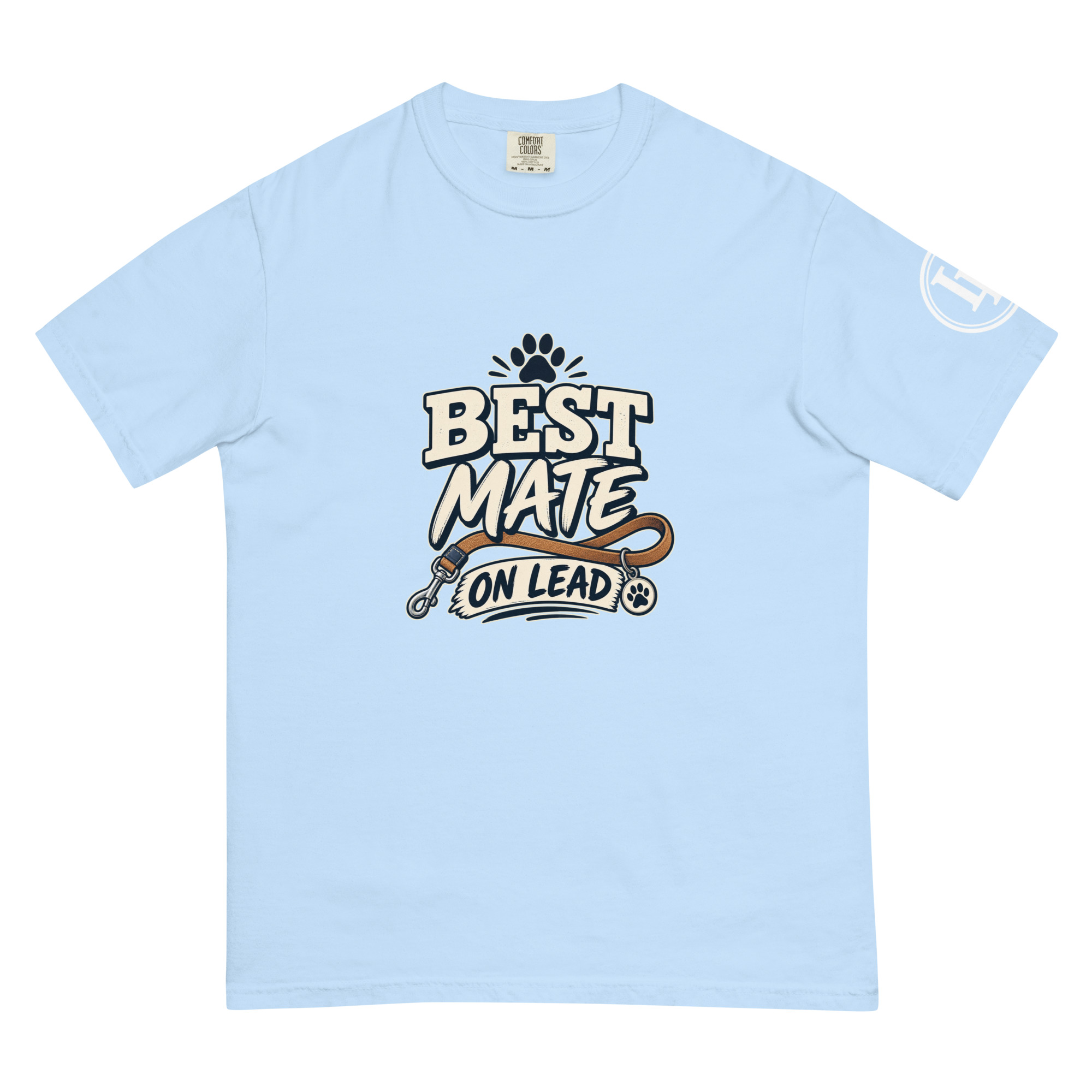Best Mate On Lead | Comfort Colors 1717 | Dark Master - Image 56