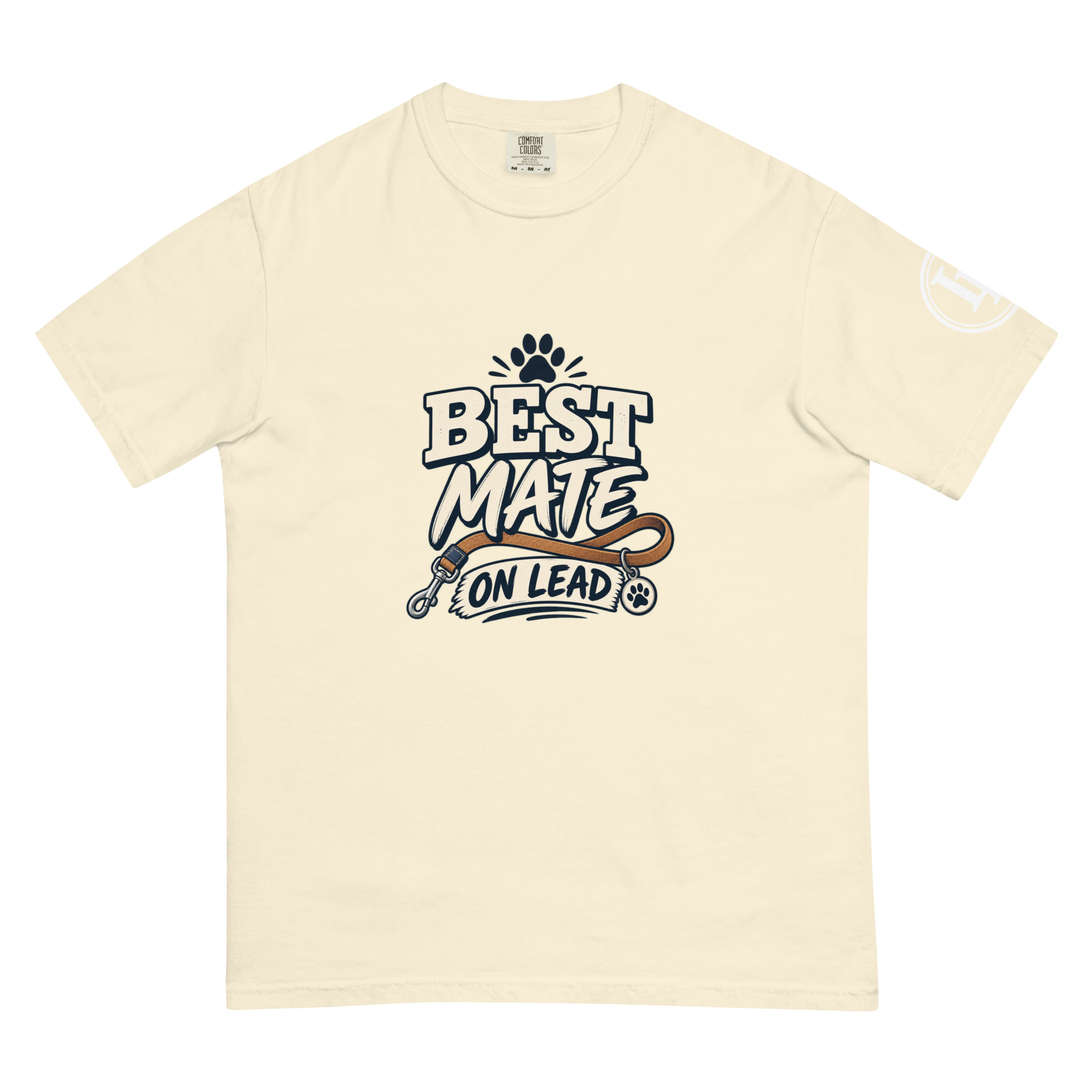 Best Mate On Lead | Comfort Colors 1717 | Dark Master - Image 15