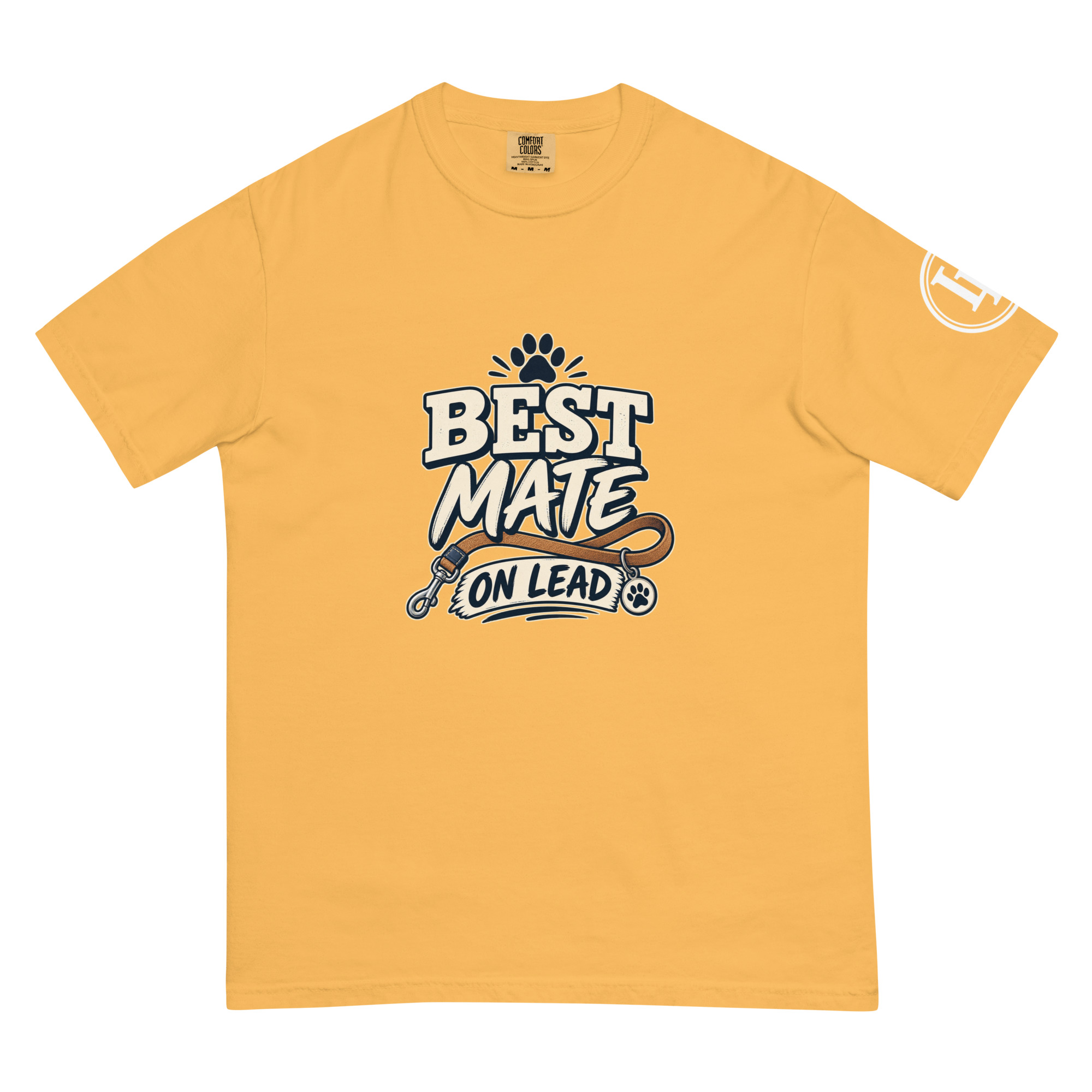 Best Mate On Lead | Comfort Colors 1717 | Dark Master - Image 39