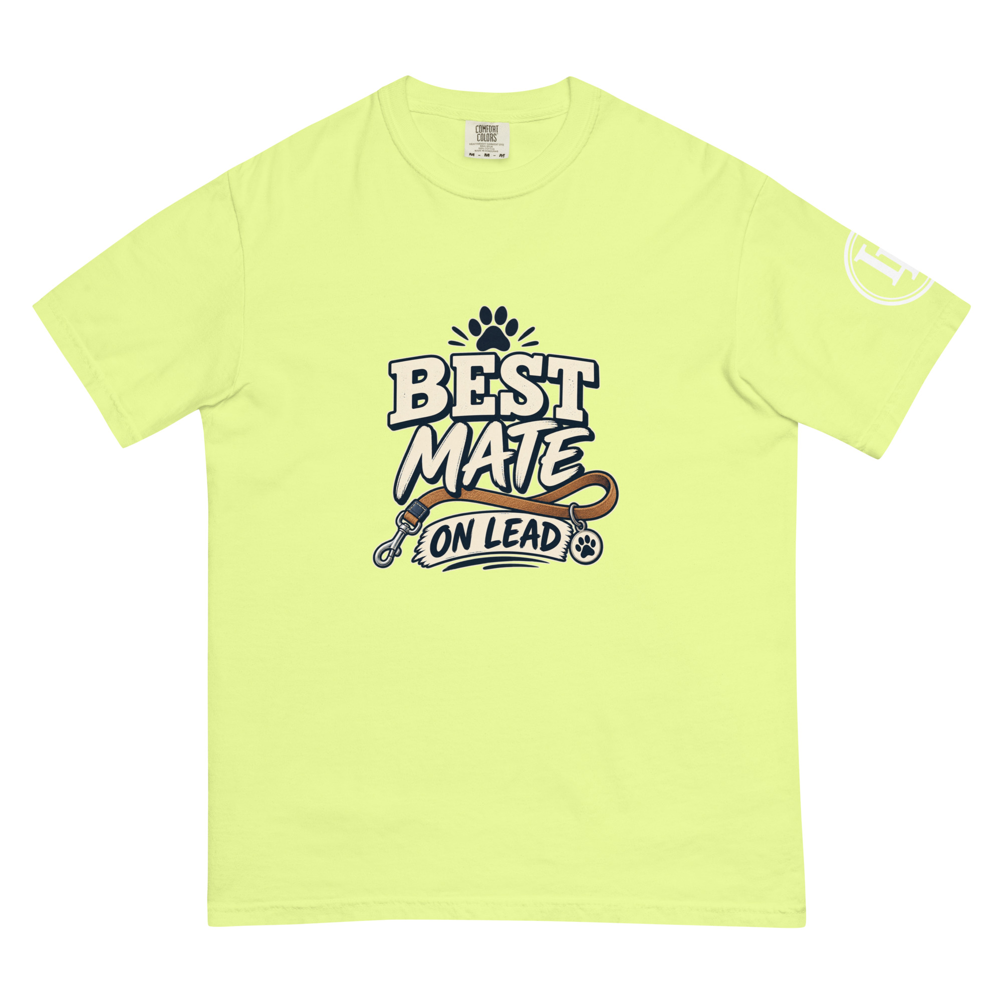 Best Mate On Lead | Comfort Colors 1717 | Dark Master - Image 48