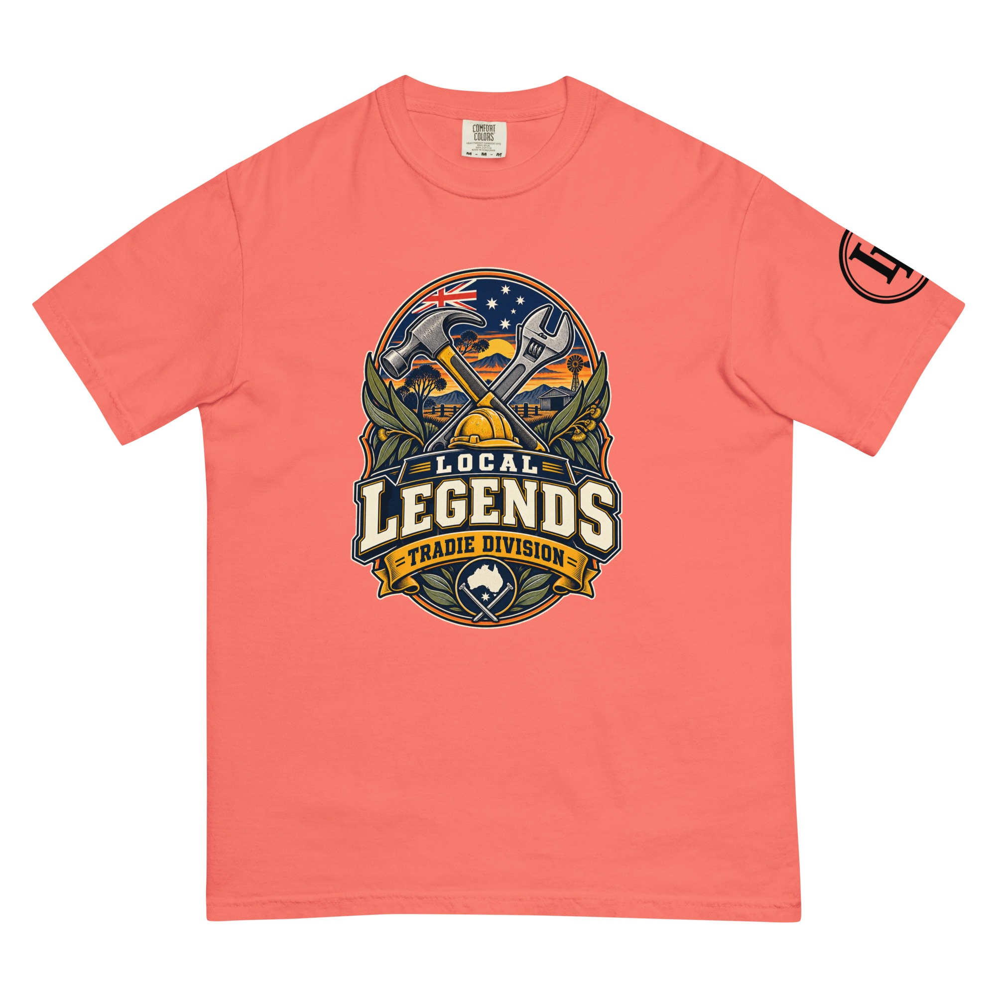 Local Legends Tradie Division | Comfort Colors 1717 | Light Master - Image 50
