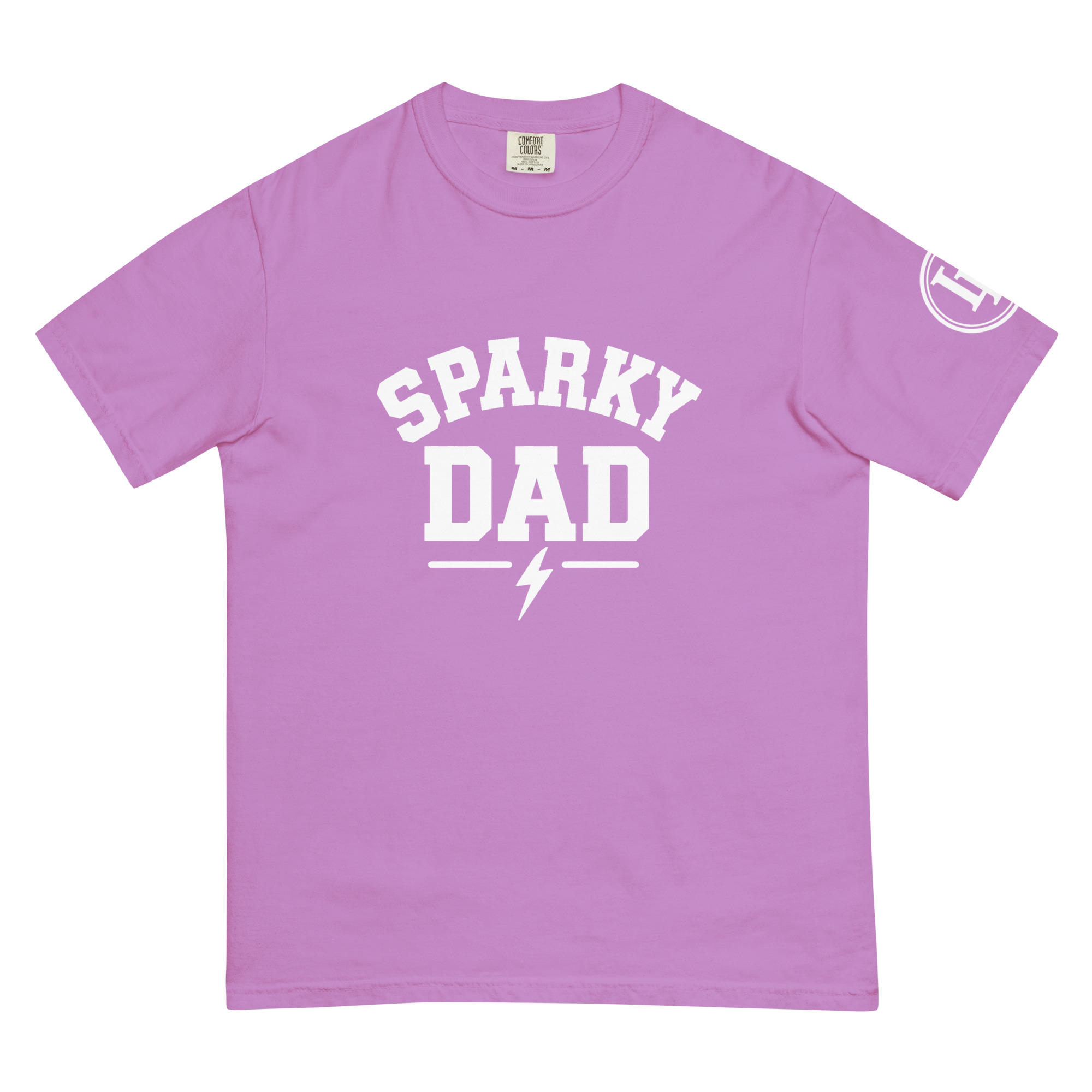 Sparky Dad | Comfort Colors 1717 | Dark Master - Image 52