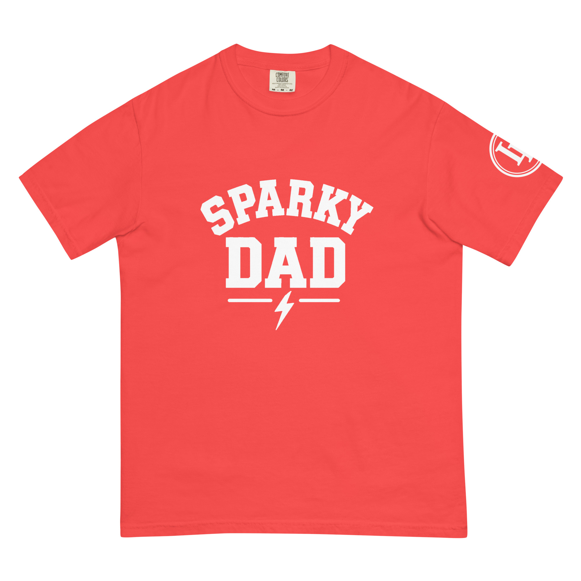 Sparky Dad | Comfort Colors 1717 | Dark Master - Image 19