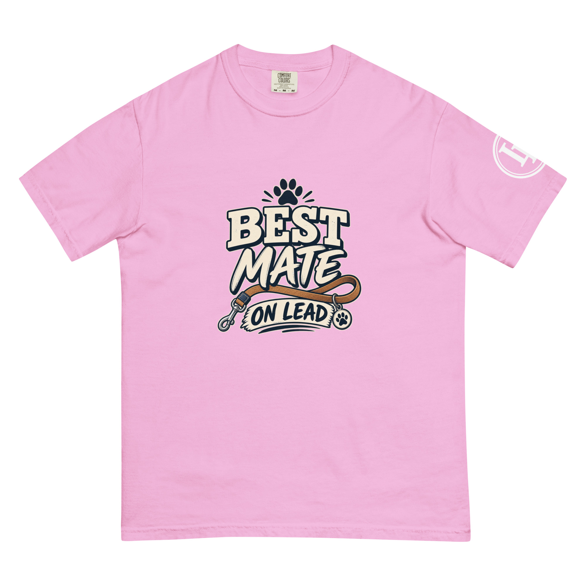 Best Mate On Lead | Comfort Colors 1717 | Dark Master - Image 58