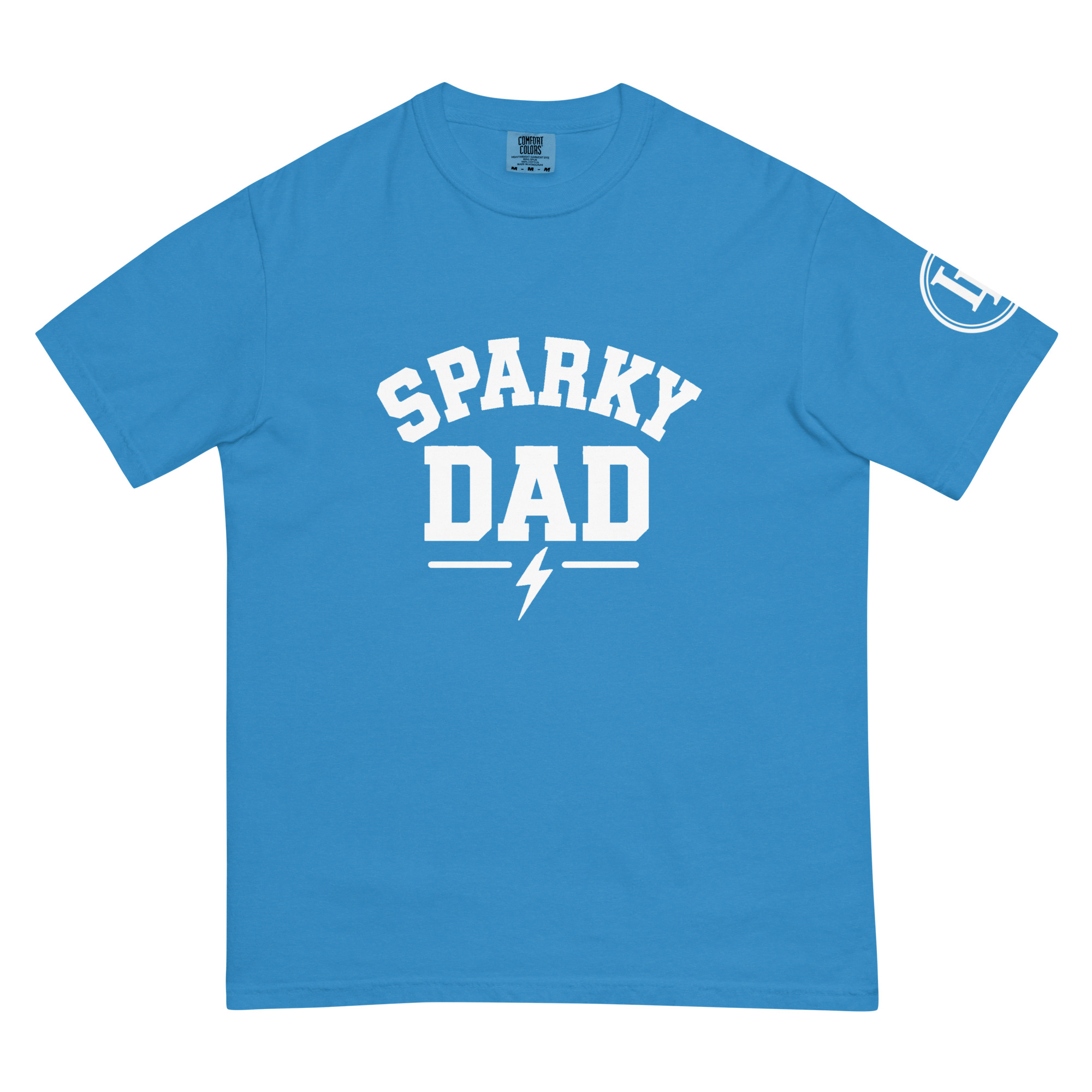 Sparky Dad | Comfort Colors 1717 | Dark Master - Image 47