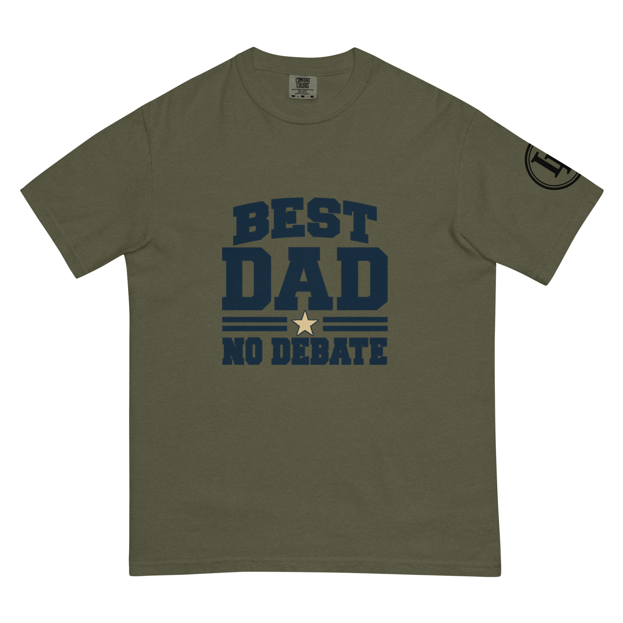 Best Dad No Debate | Comfort Colors 1717 | Light Master - Image 41