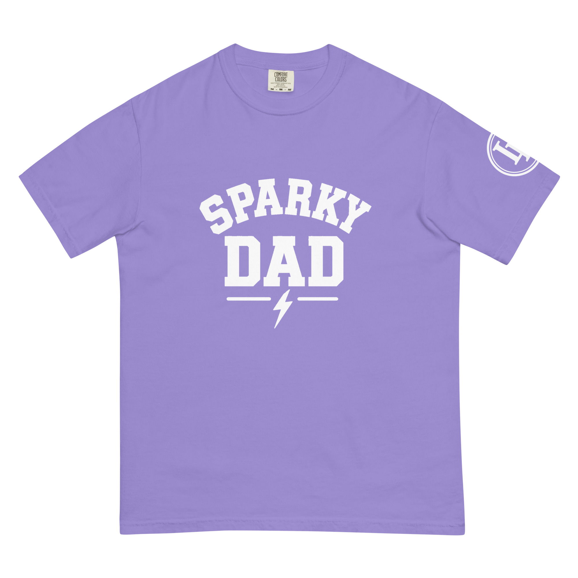 Sparky Dad | Comfort Colors 1717 | Dark Master - Image 25